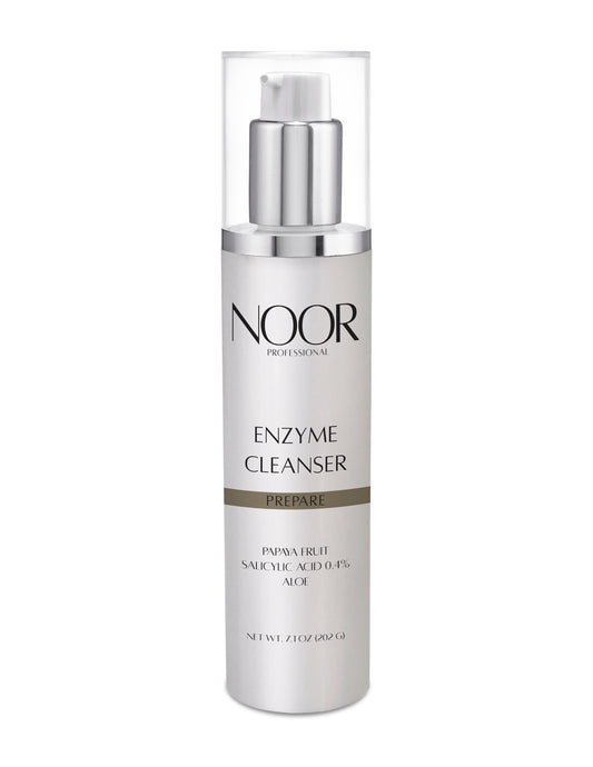 NOOR Enzyme Cleanser bottle on a white background