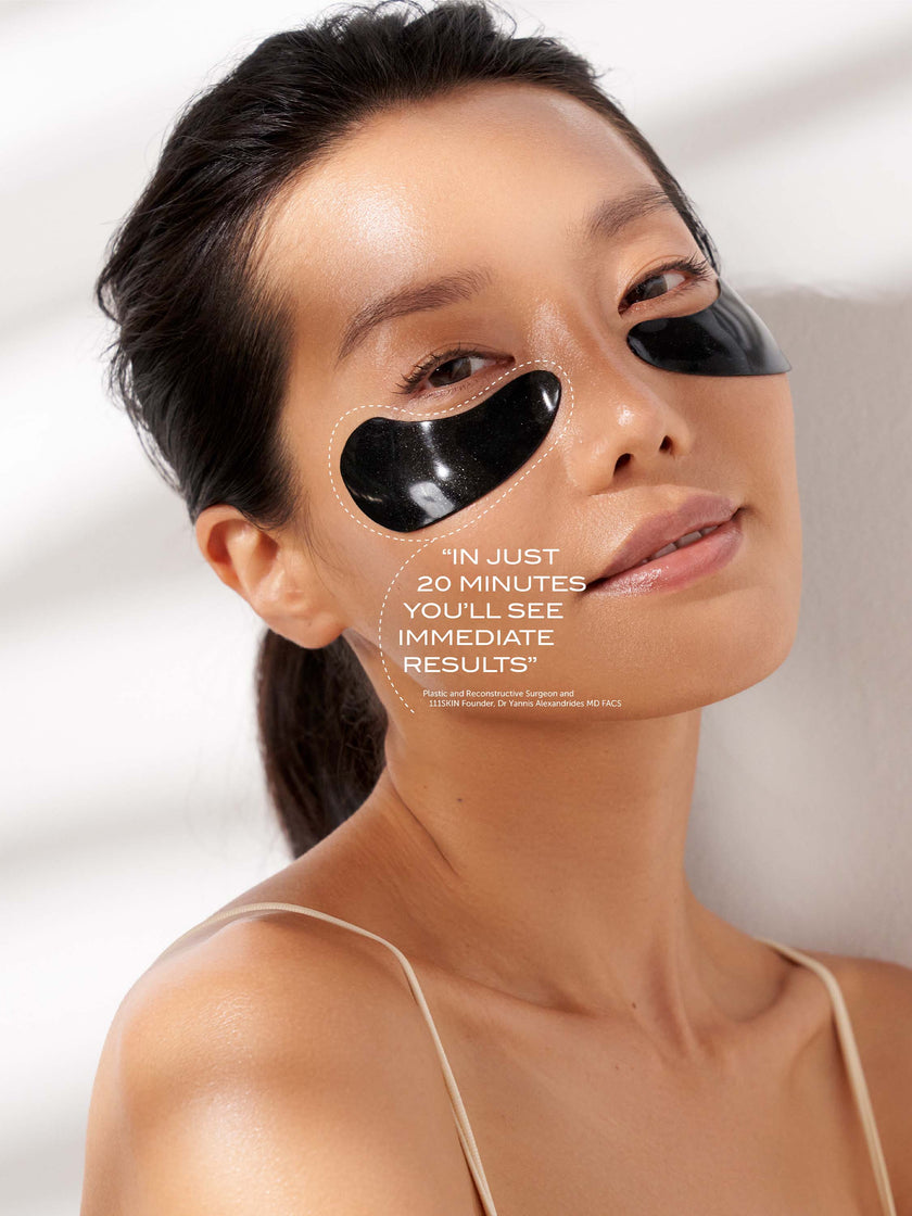 111SKIN Celestial Black Diamond Eye Masks. x8